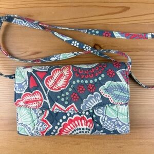 Vera Bradley Nomadic Floral Crossbody Wallet Purse